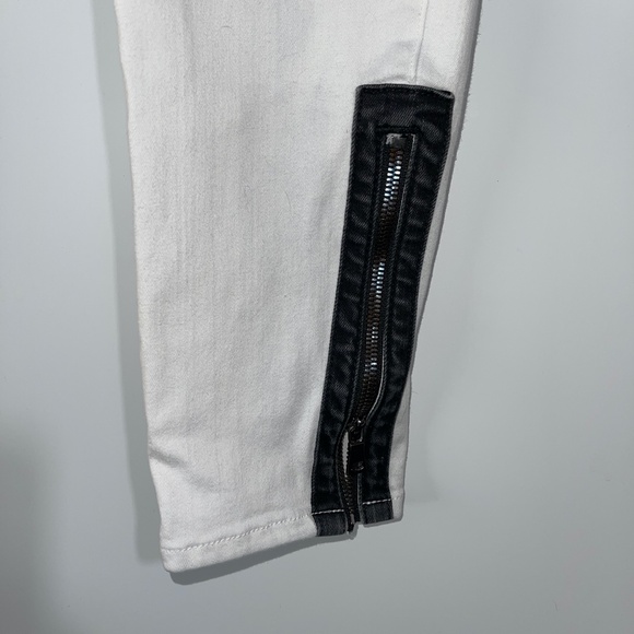 Hudson Chelsea Retreat Colorblock Super Skinny Jeans Size 30 - Picture 7 of 13